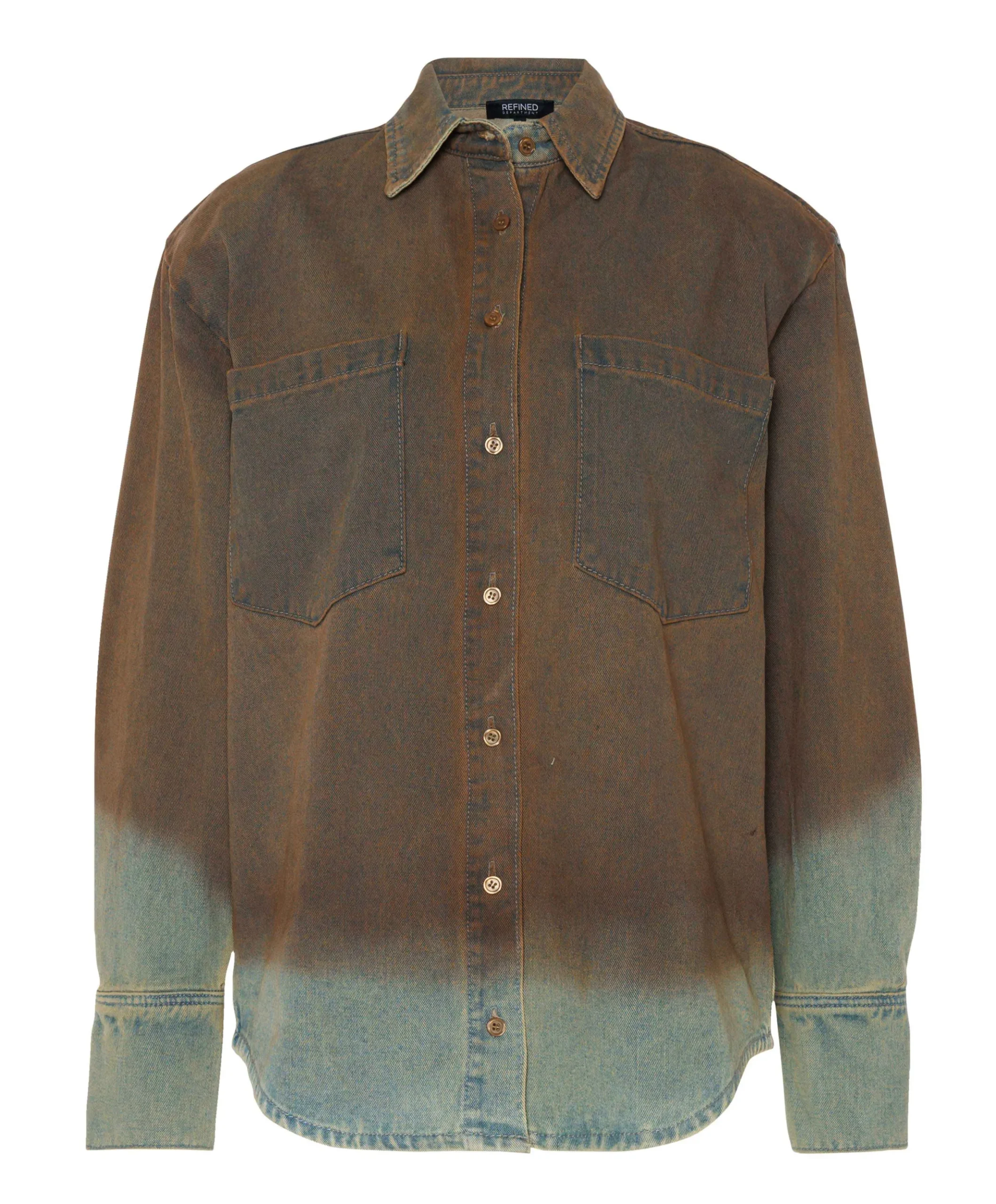 Dames blouse blauw