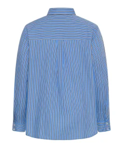 Dames blouse blauw