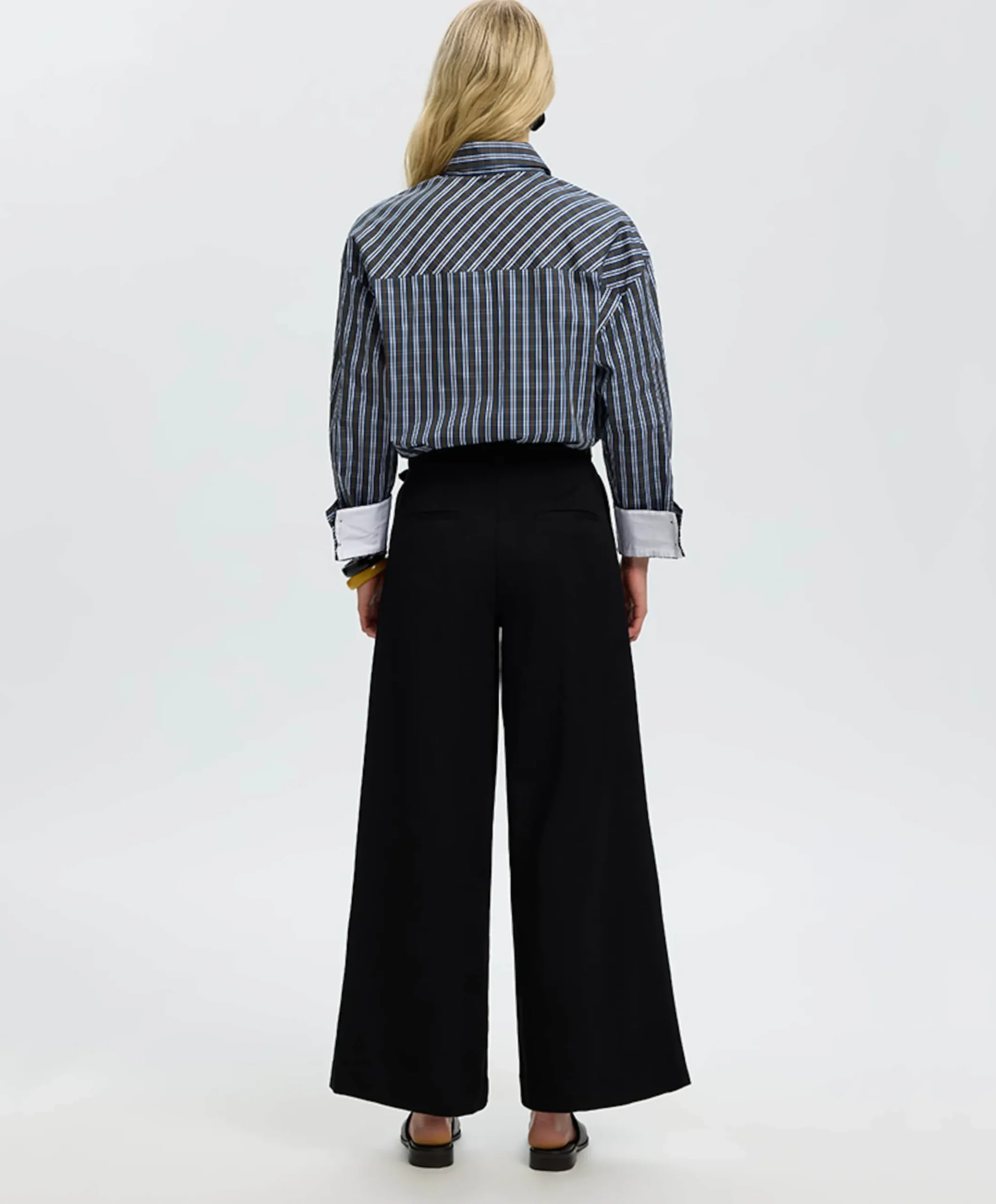 Dames blouse blauw