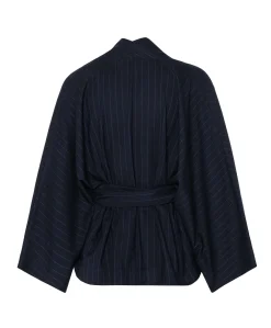 Dames blouse blauw