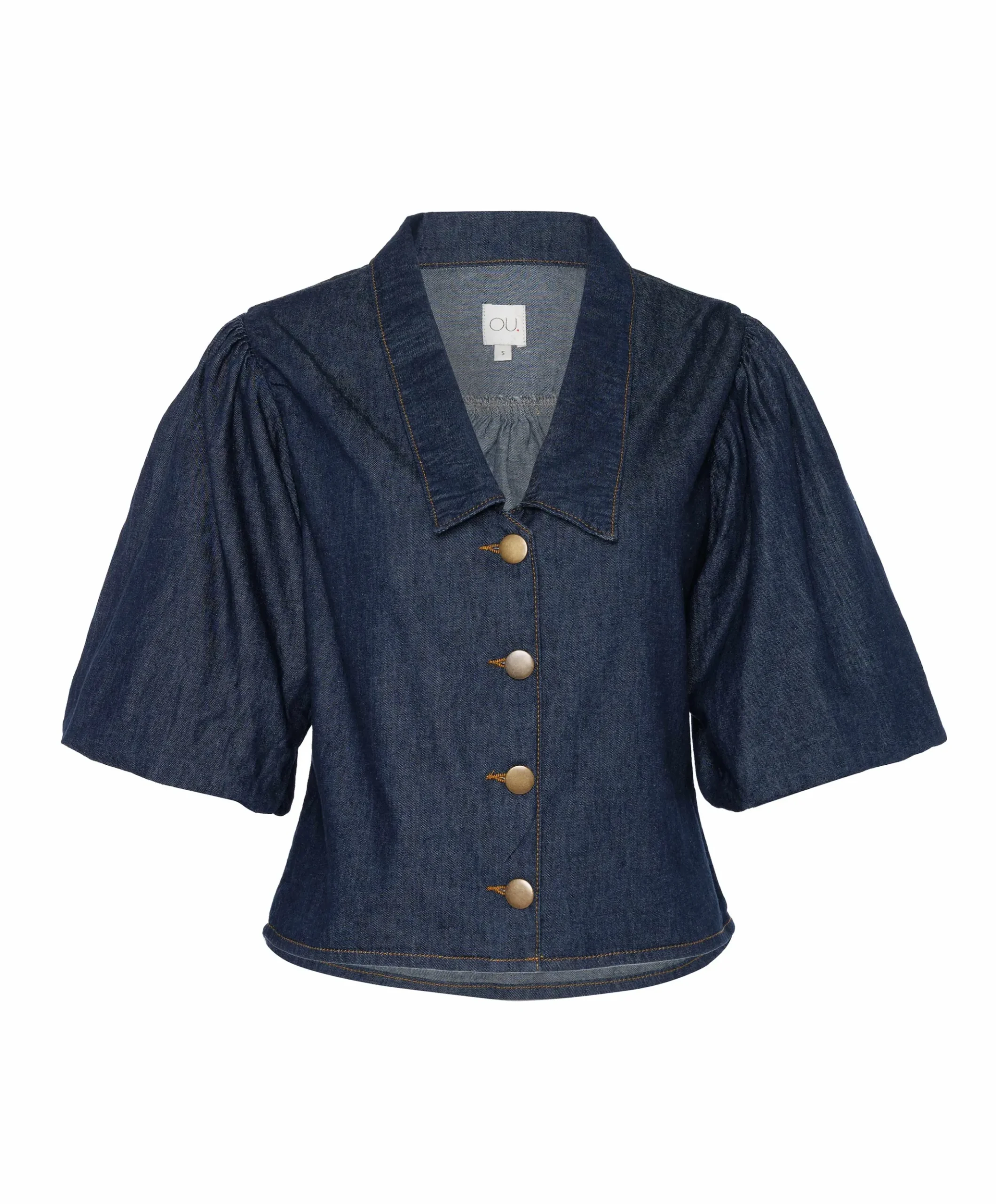 Dames blouse blauw