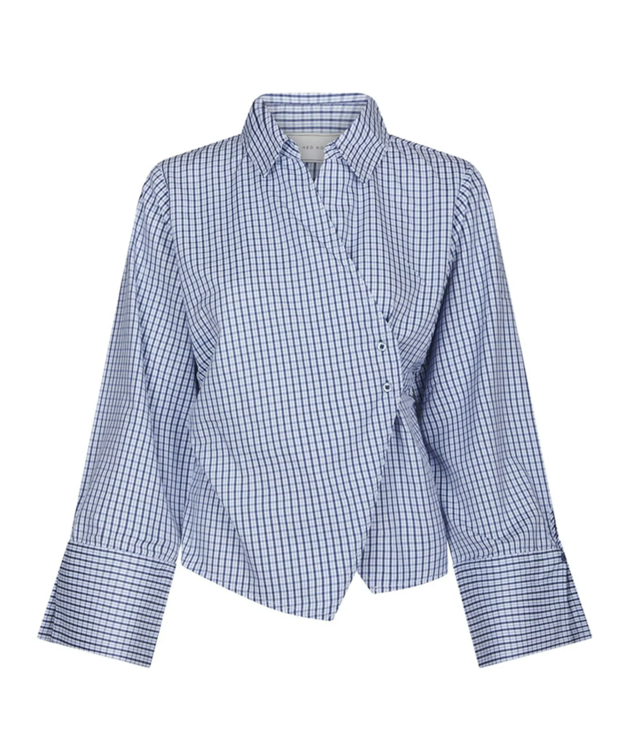 Dames blouse blauw