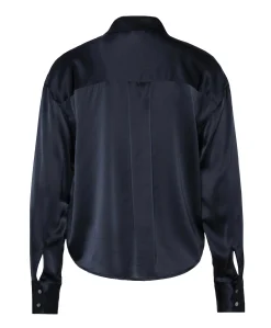Dames blouse blauw