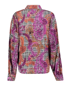 Dames blouse blauw
