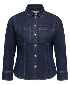 Dames blouse blauw