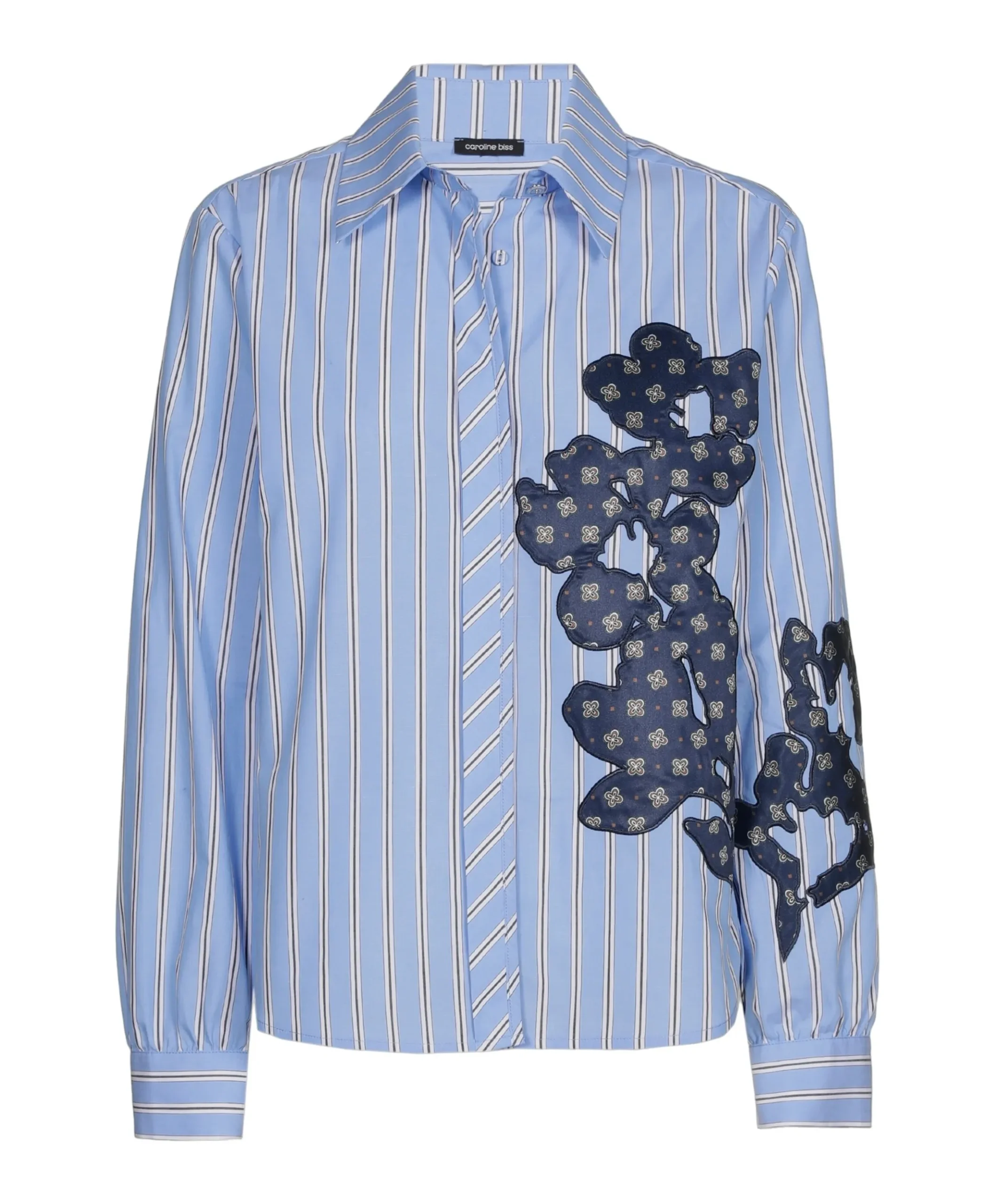 Dames blouse blauw
