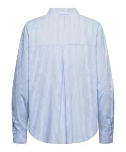 Dames blouse blauw