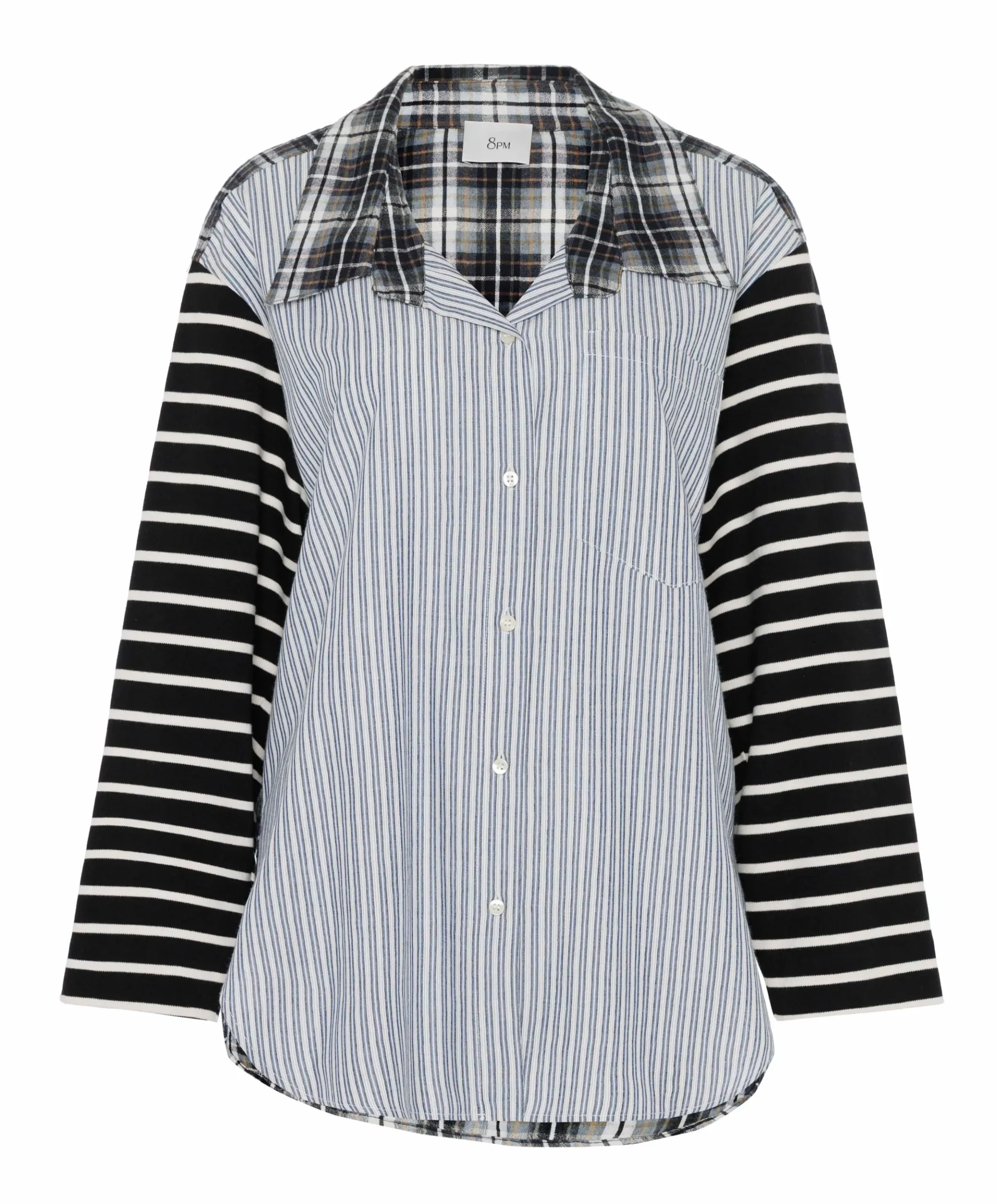 Dames blouse blauw