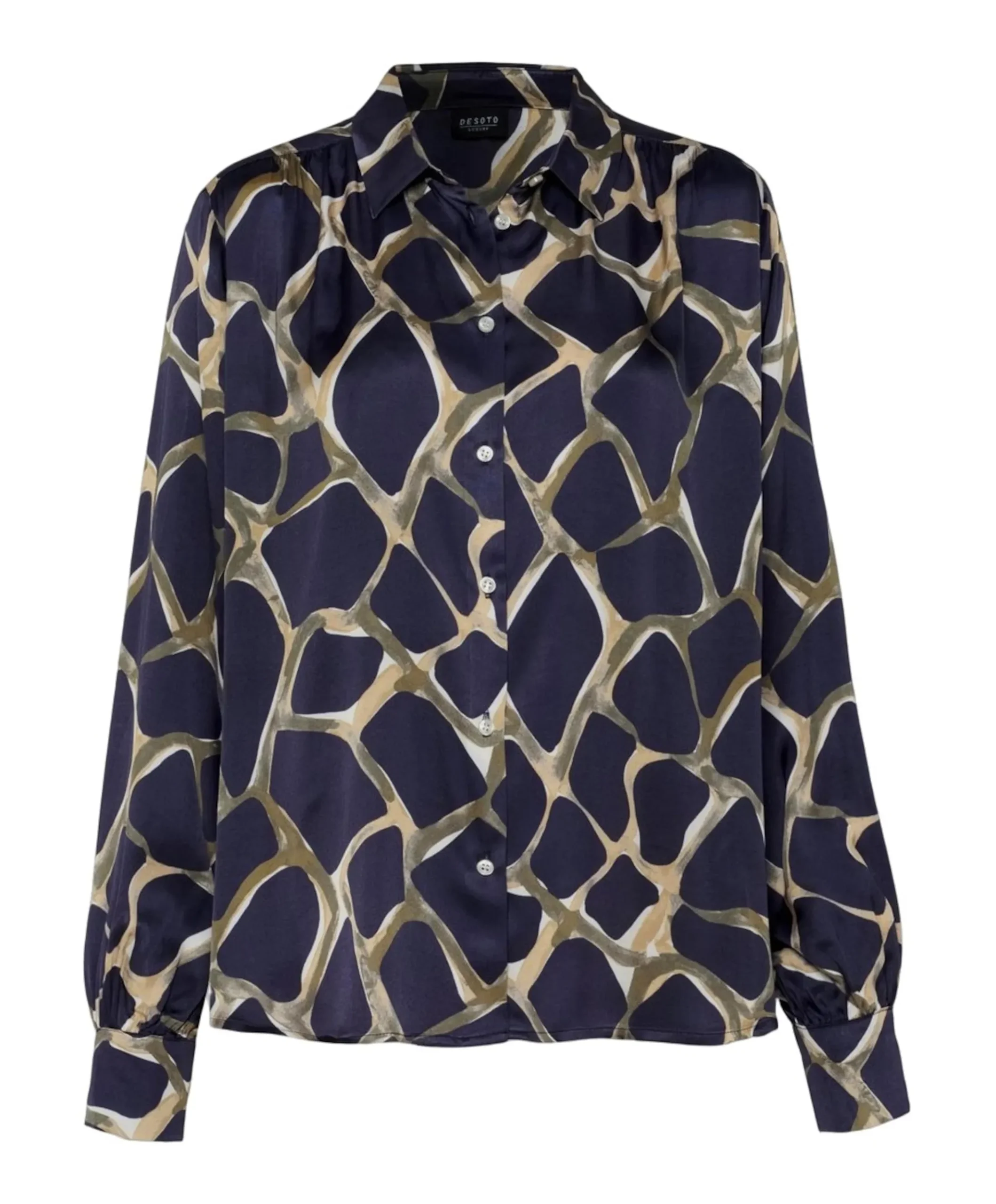 Dames blouse blauw