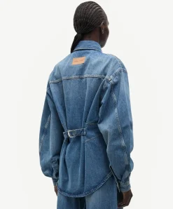 Dames blouse blauw