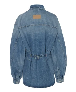 Dames blouse blauw