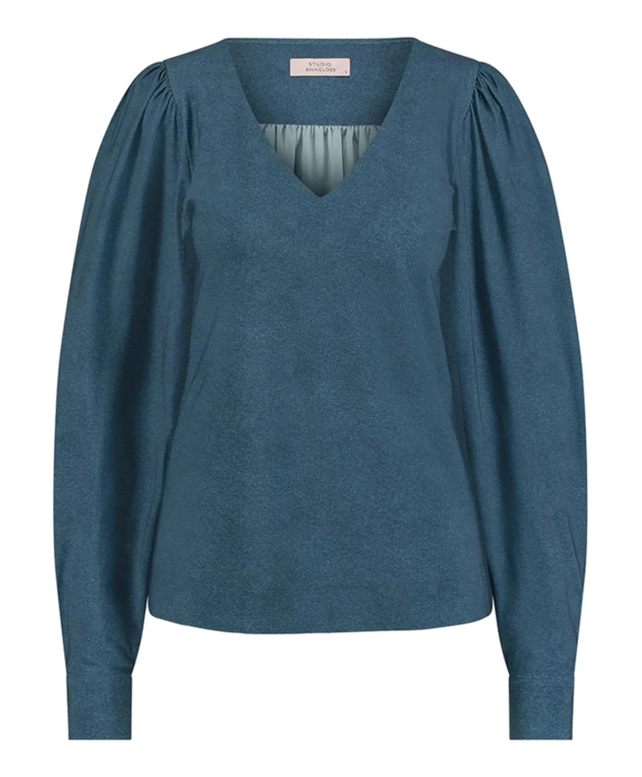 Dames blouse blauw