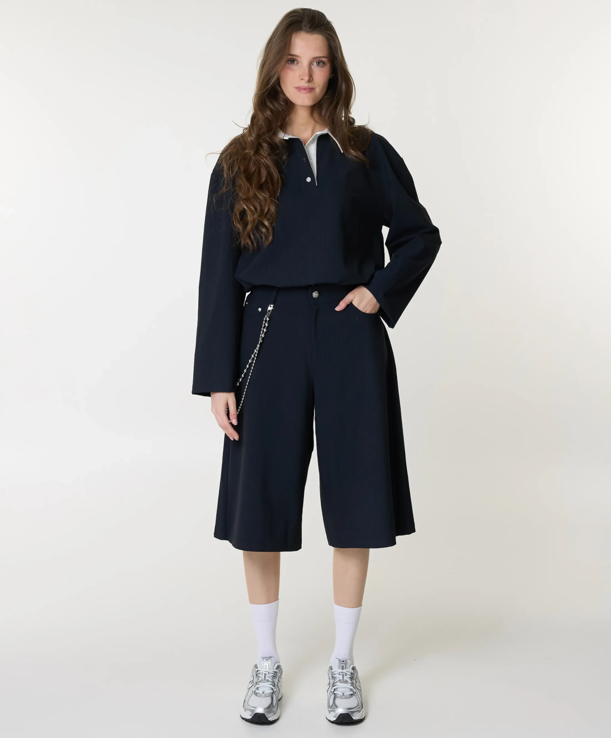 Dames blouse blauw