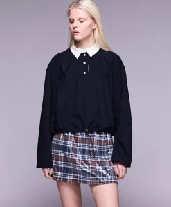 Dames blouse blauw