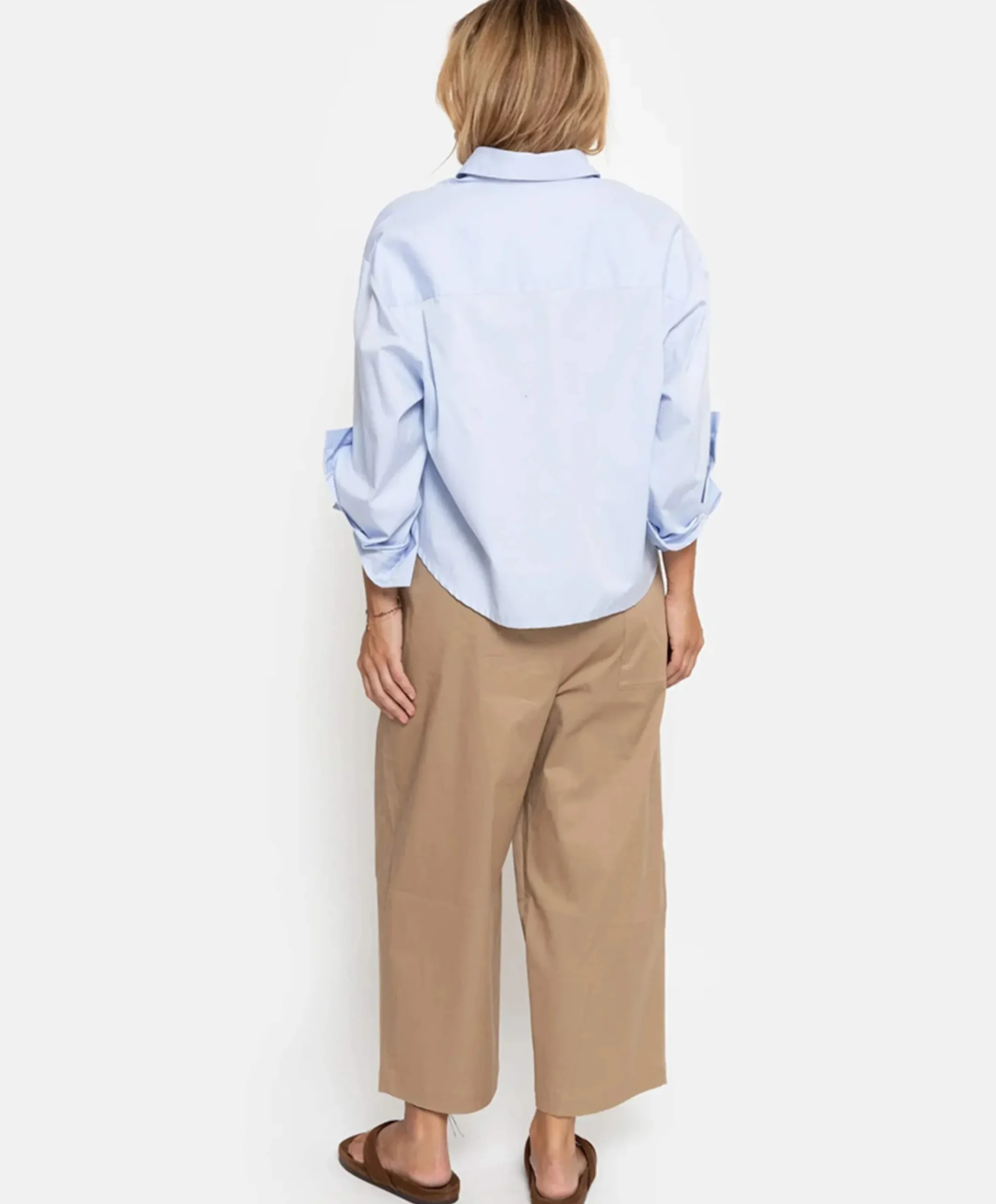 Dames blouse blauw