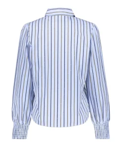 Dames blouse blauw