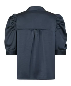 Dames blouse blauw