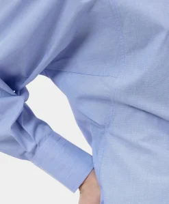 Dames blouse blauw