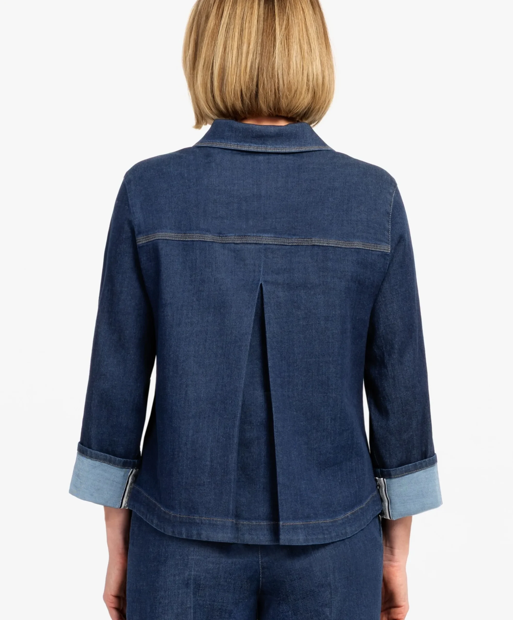 Dames blouse blauw