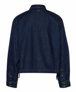 Dames blouse blauw