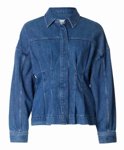 Dames blouse blauw