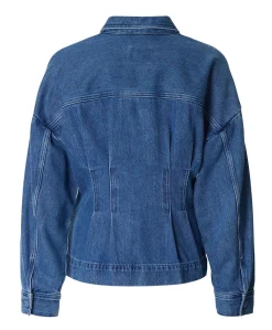 Dames blouse blauw