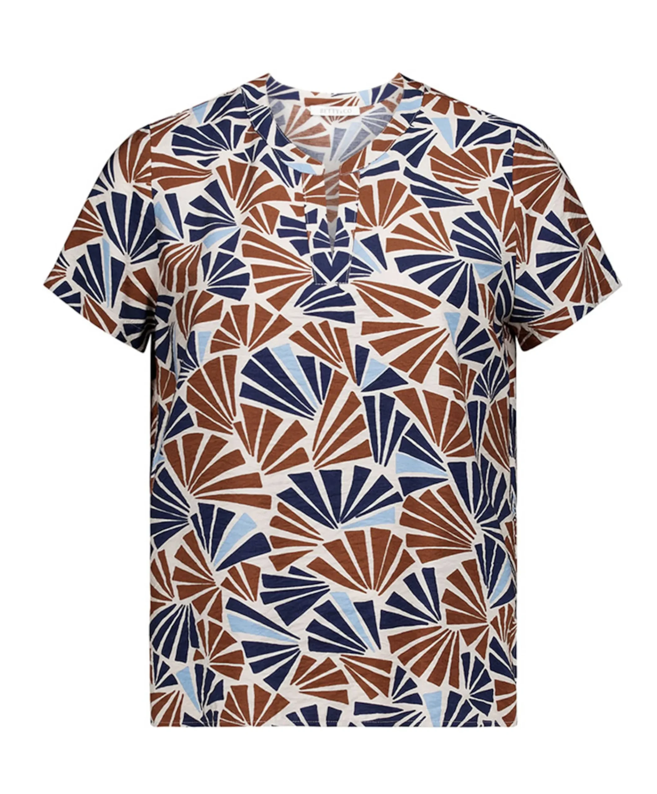Dames blouse blauw