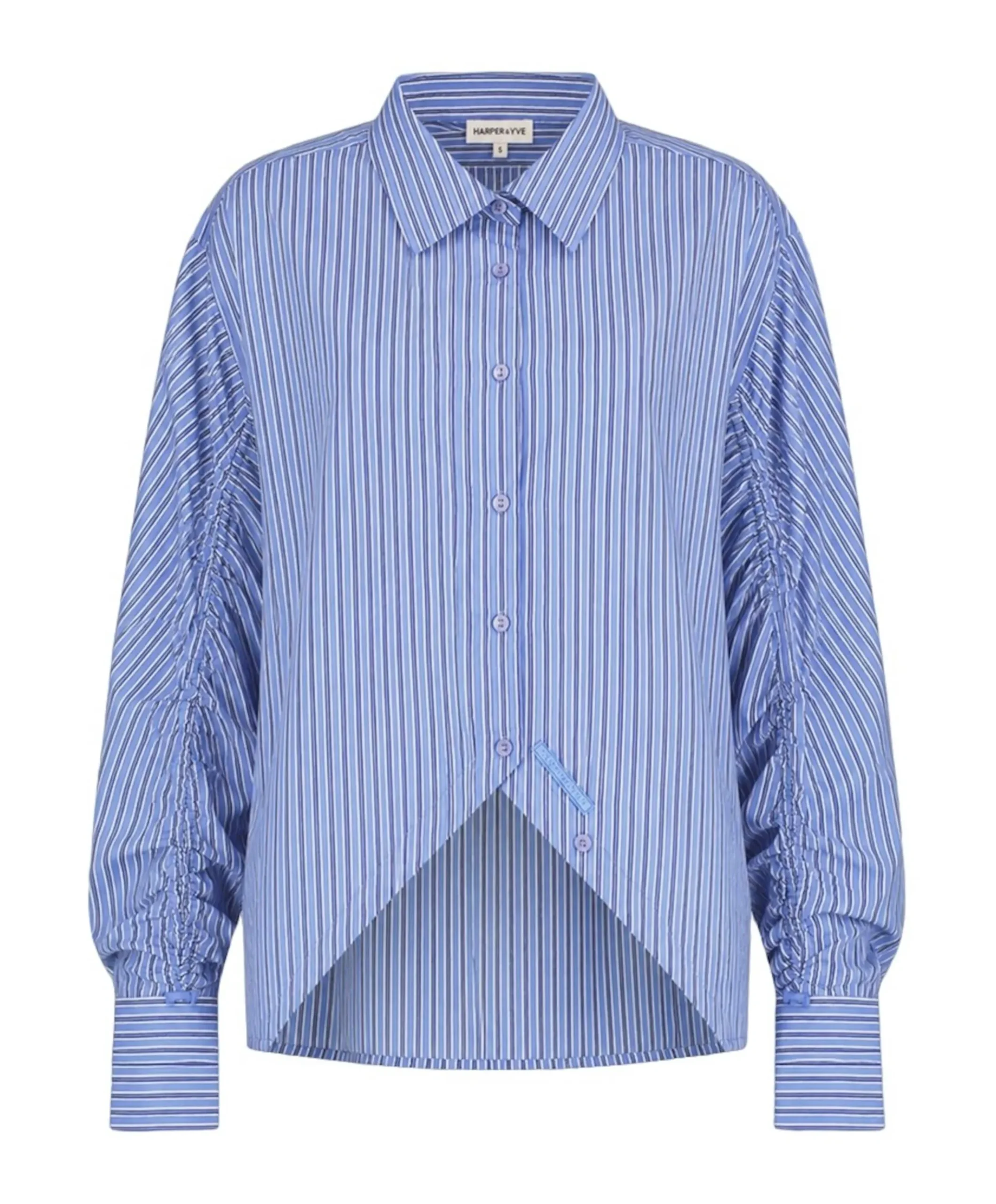 Dames blouse blauw