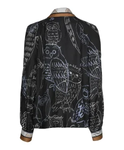 Dames blouse blauw