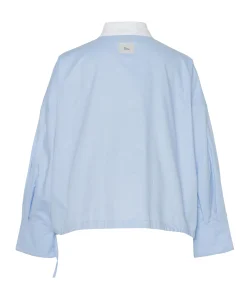 Dames blouse blauw