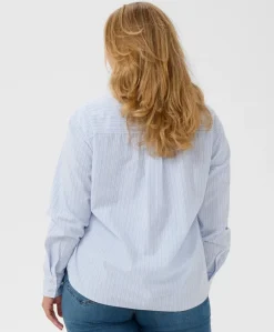Dames blouse blauw