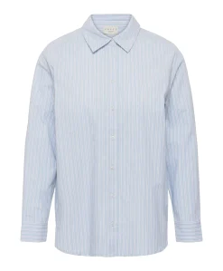 Dames blouse blauw