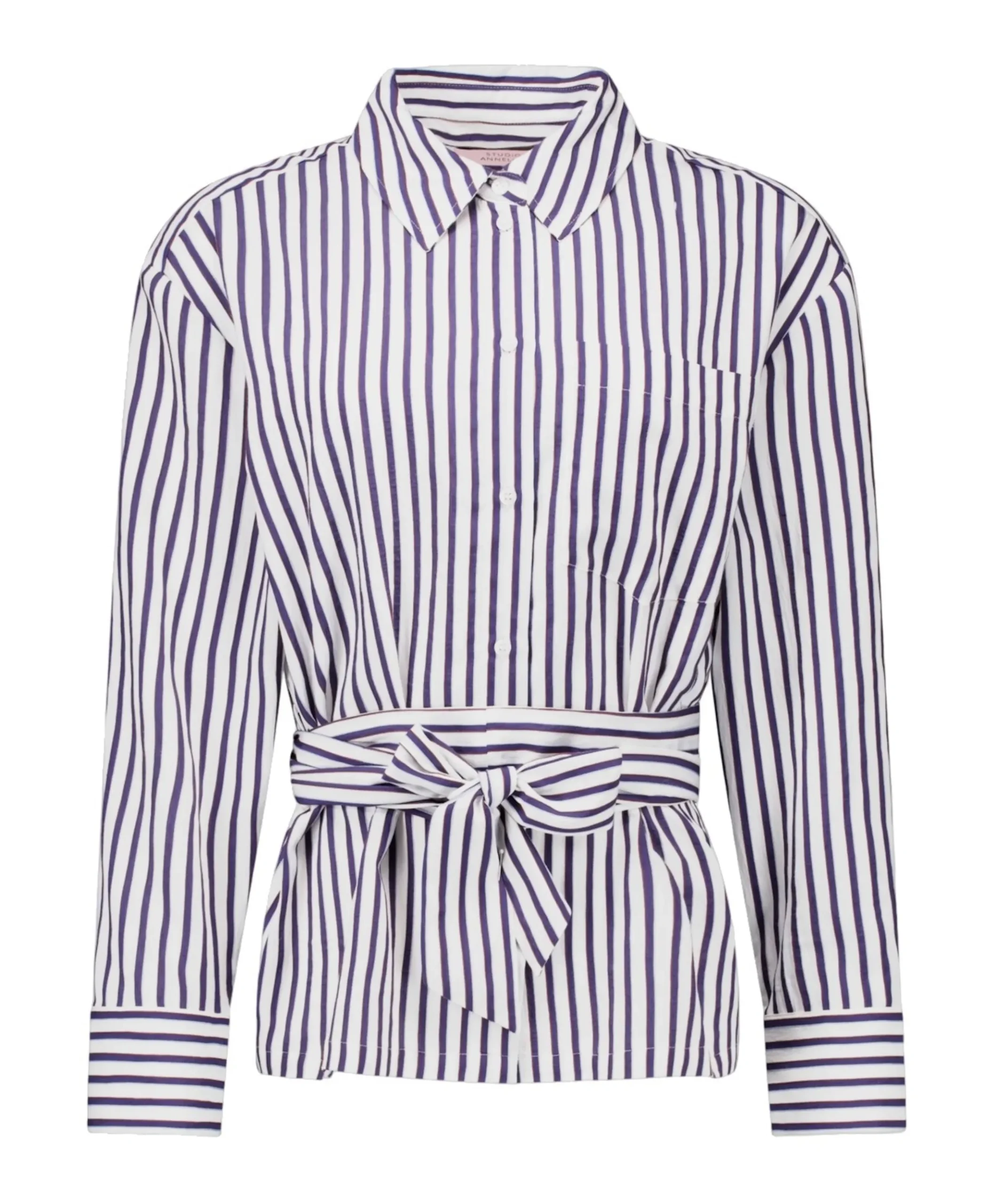 Dames blouse blauw