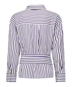 Dames blouse blauw