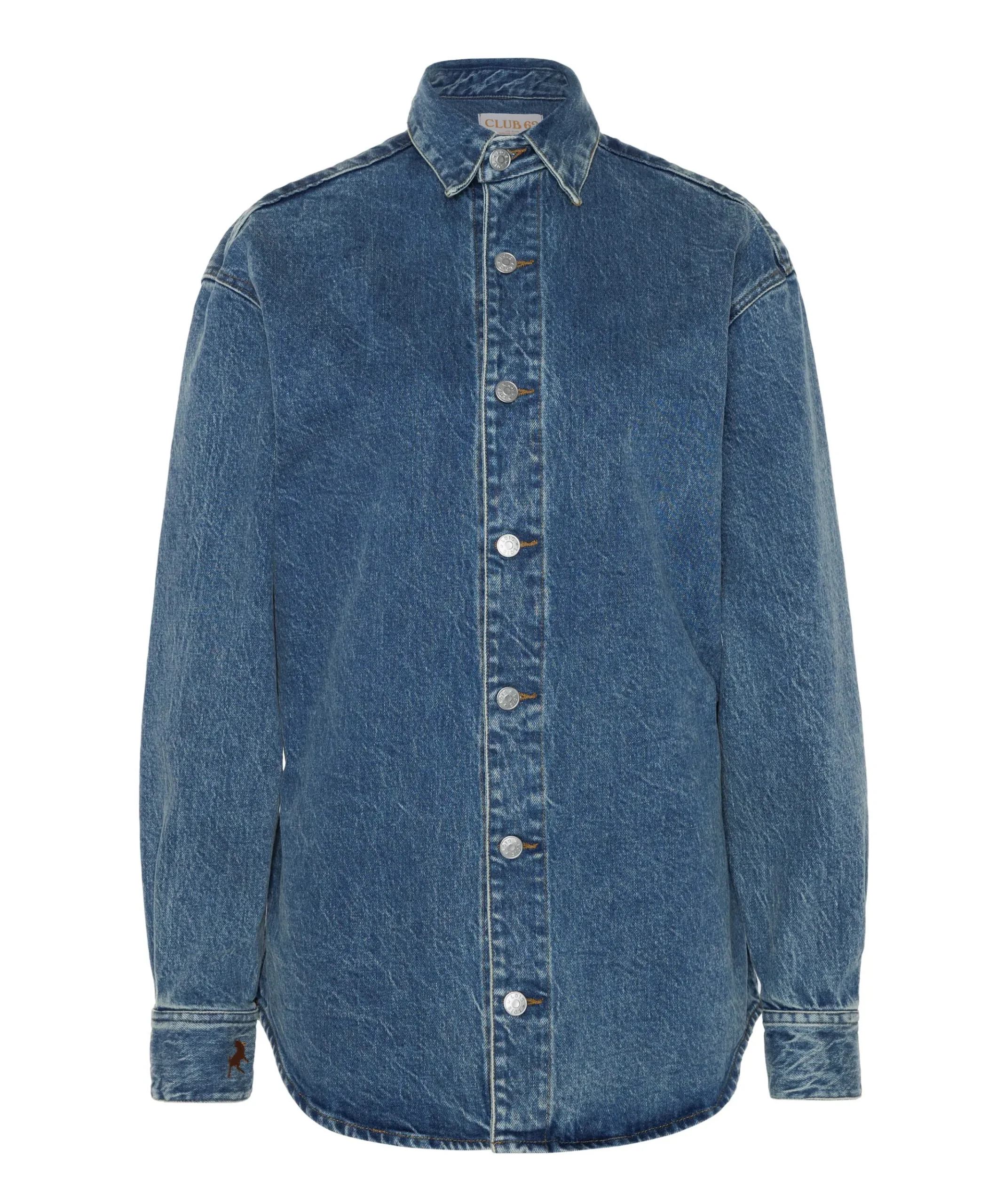 Dames blouse blauw