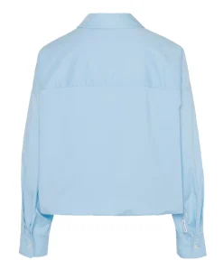 Dames blouse blauw