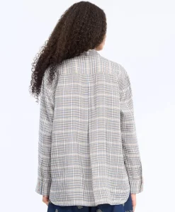 Dames blouse blauw