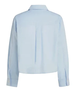 Dames blouse blauw