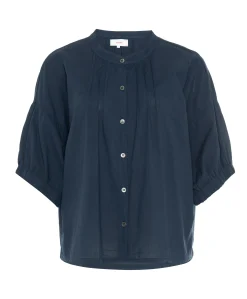 Dames blouse blauw