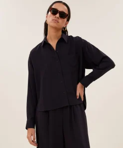 Dames blouse bordeaux