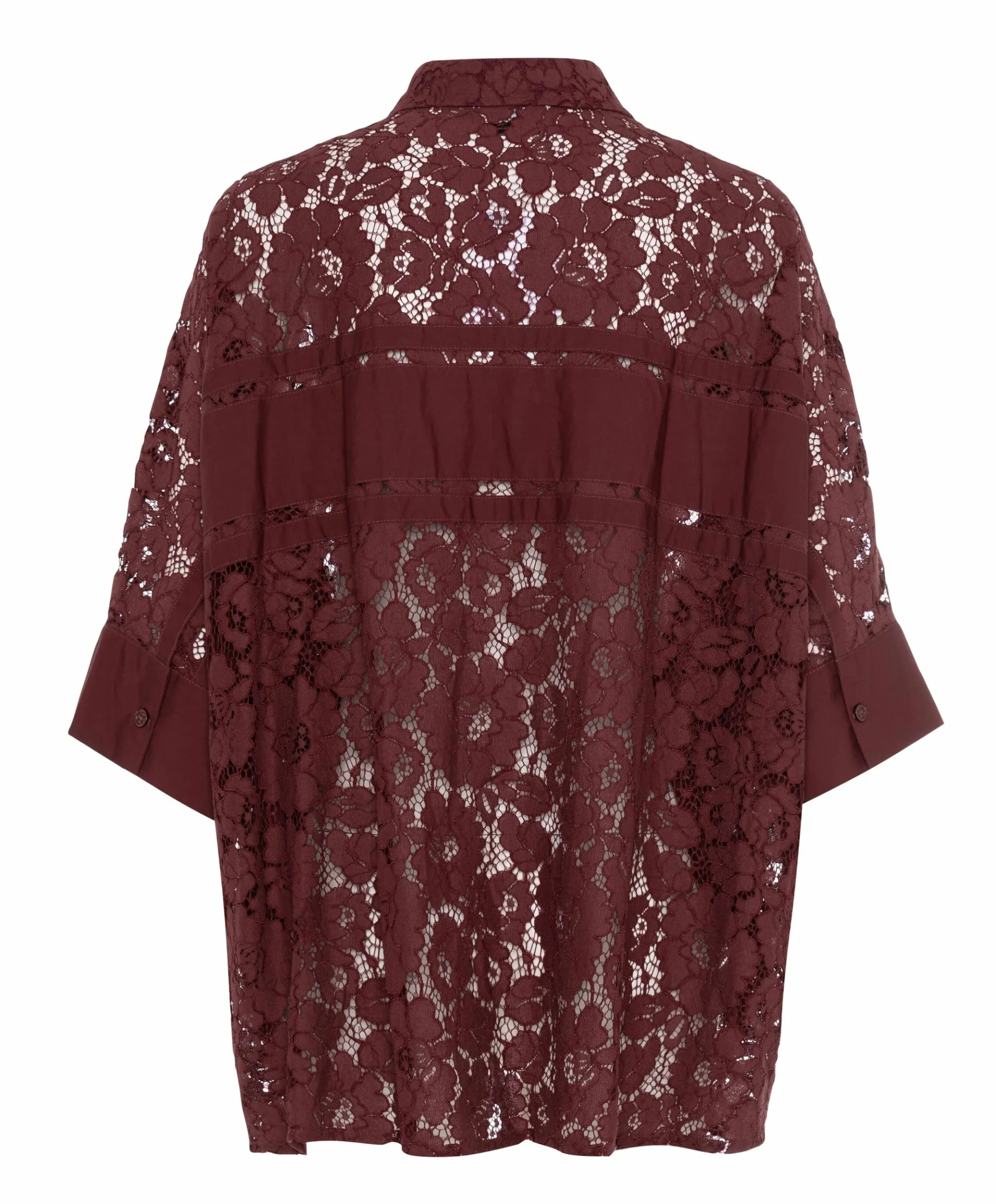 Dames blouse bordeaux