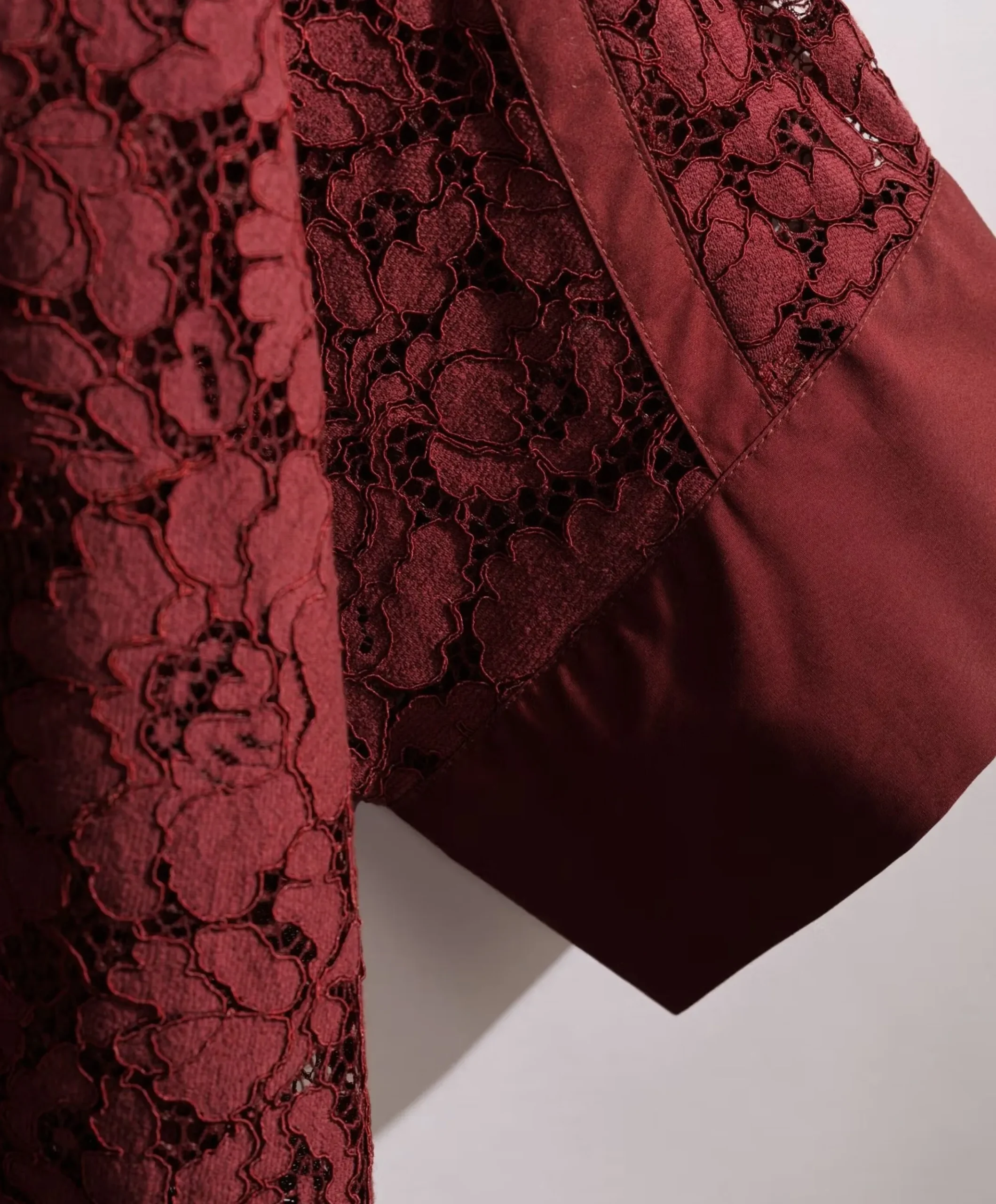 Dames blouse bordeaux