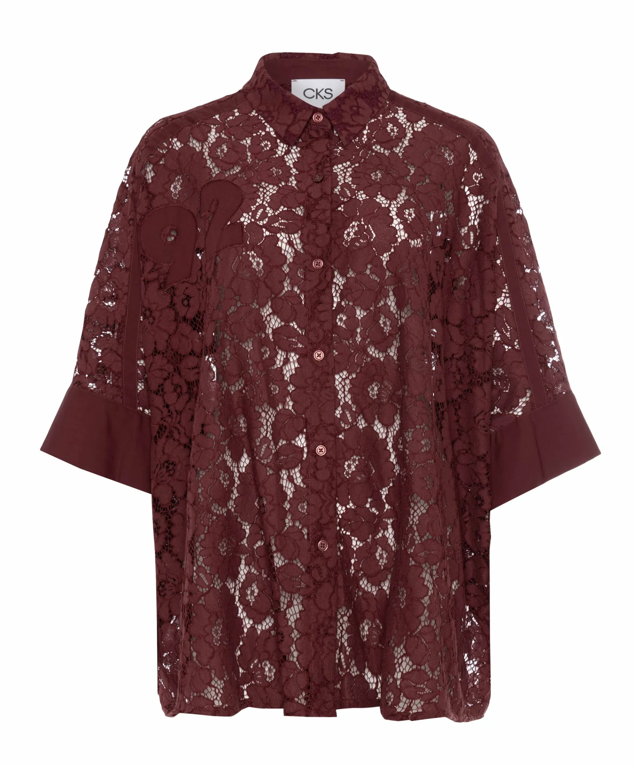 Dames blouse bordeaux