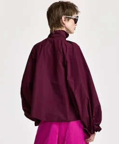 Dames blouse bordeaux