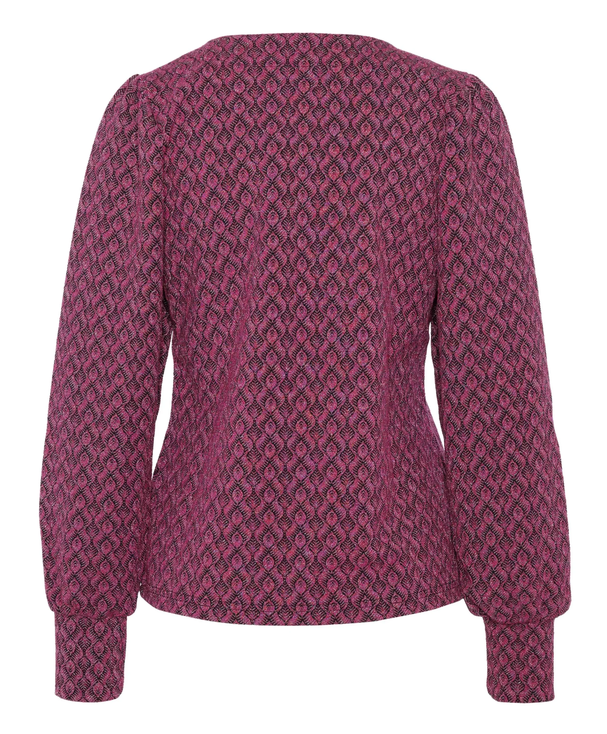 Dames blouse bordeaux