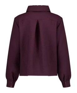 Dames blouse bordeaux