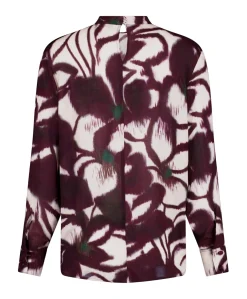 Dames blouse bordeaux