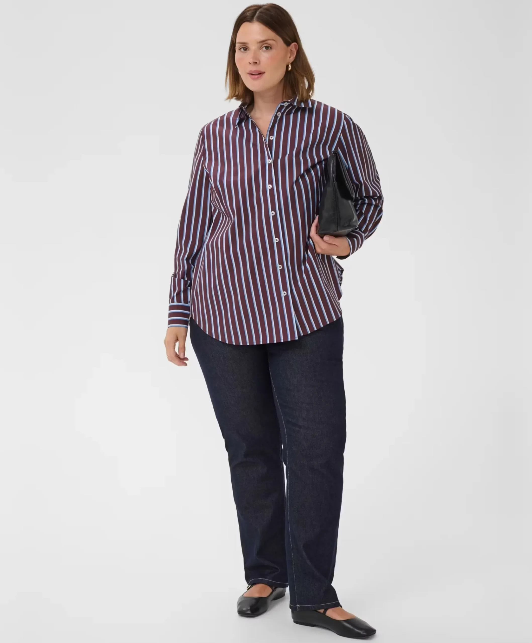 Dames blouse bordeaux