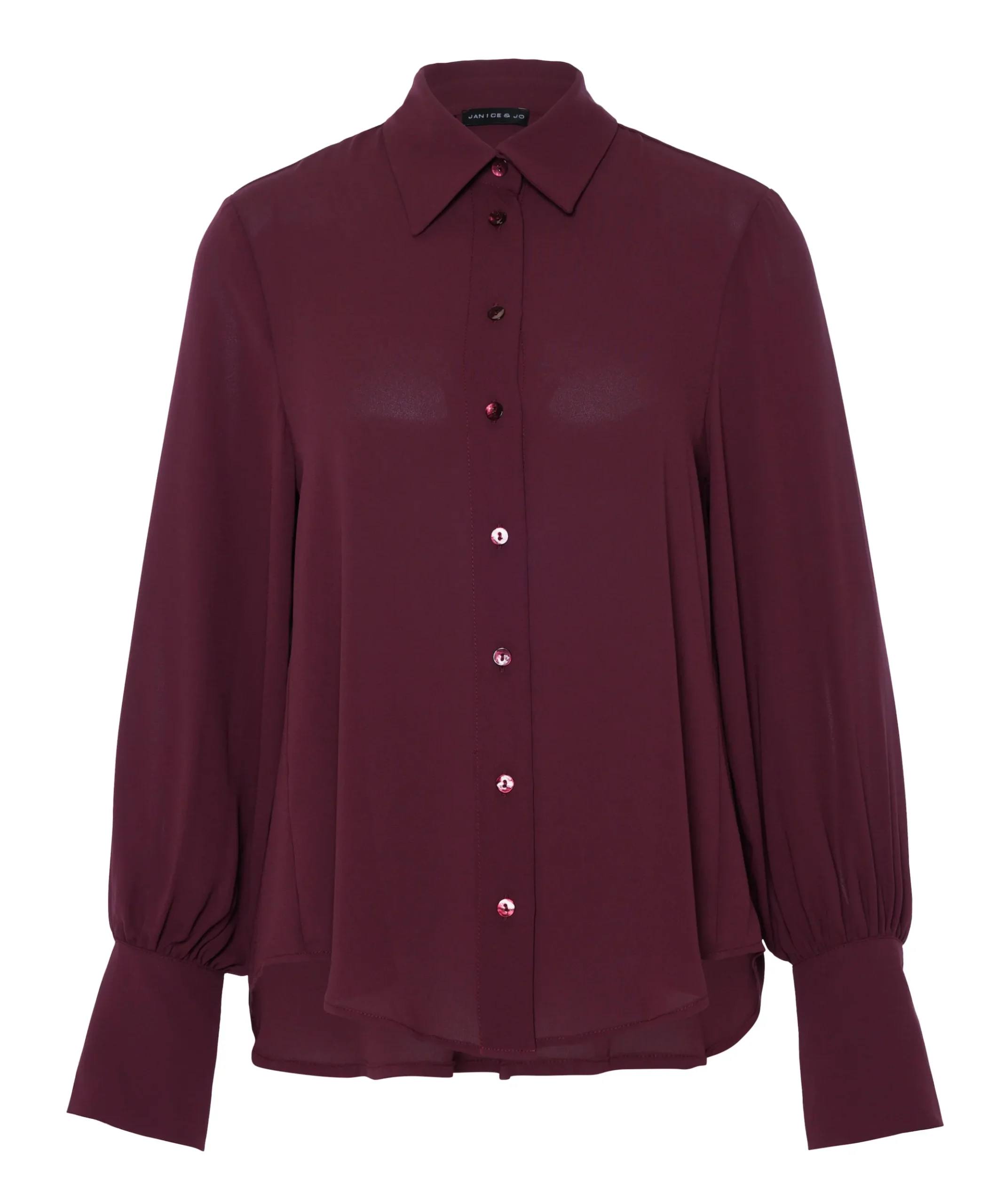 Dames blouse bordeaux