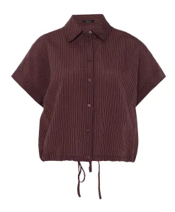 Dames blouse bordeaux